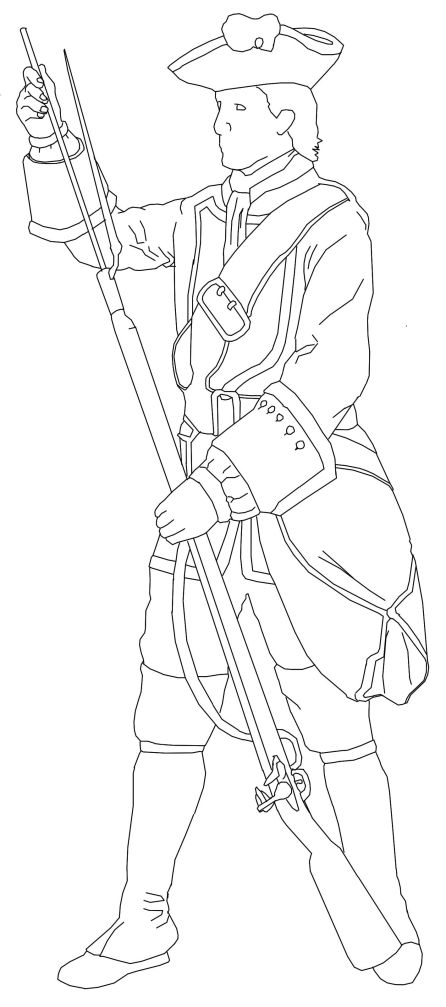 soldier outline